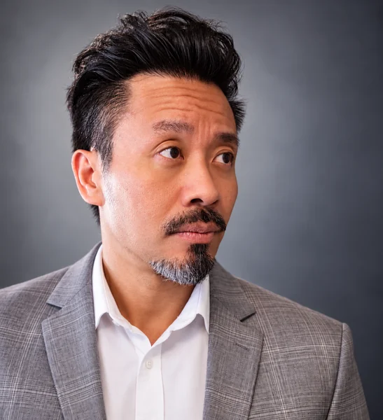 Marvin Fernandez — Grey suit portrait